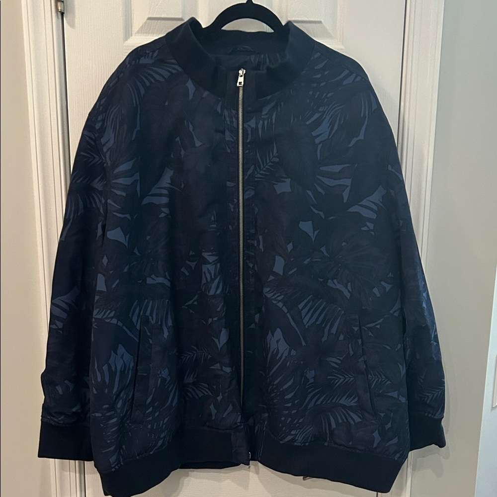 Michael Kors blue Tropical Technical Jacket